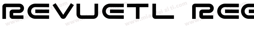RevueTL Regular字体转换